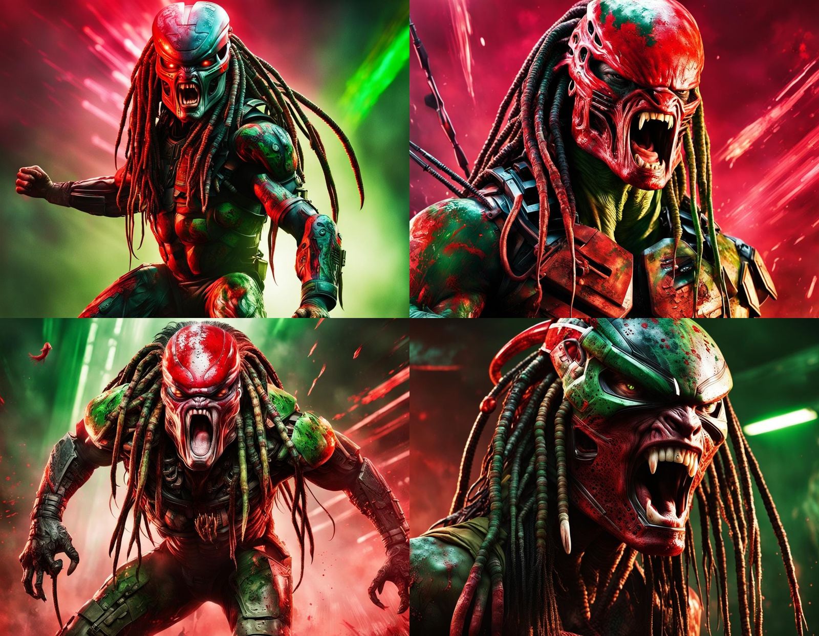 Dutch Punches Alien in the Face: 4K Ultra Detail