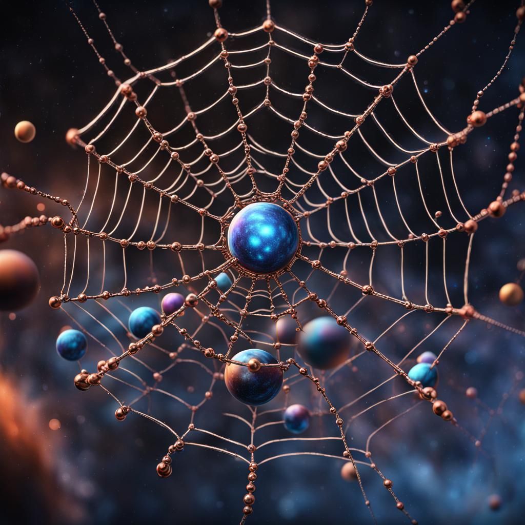 Galactic Spiderweb: Planets and Galaxies in Unreal Engine