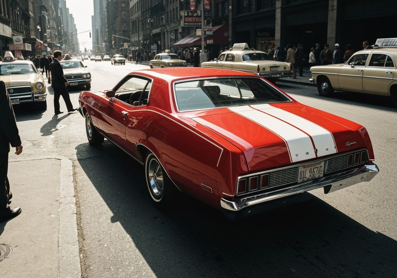 Starsky & Hutch Torino on 1970s NYC Street