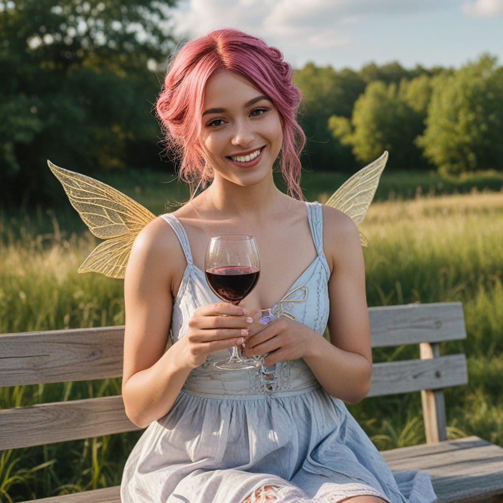 Whimsical Mystic Fairy in Ethereal Beauty