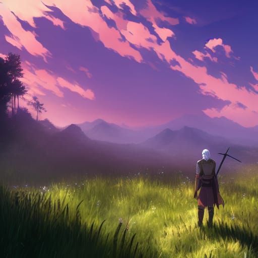 The Witcher: Studio Ghibli Anime Key Visual