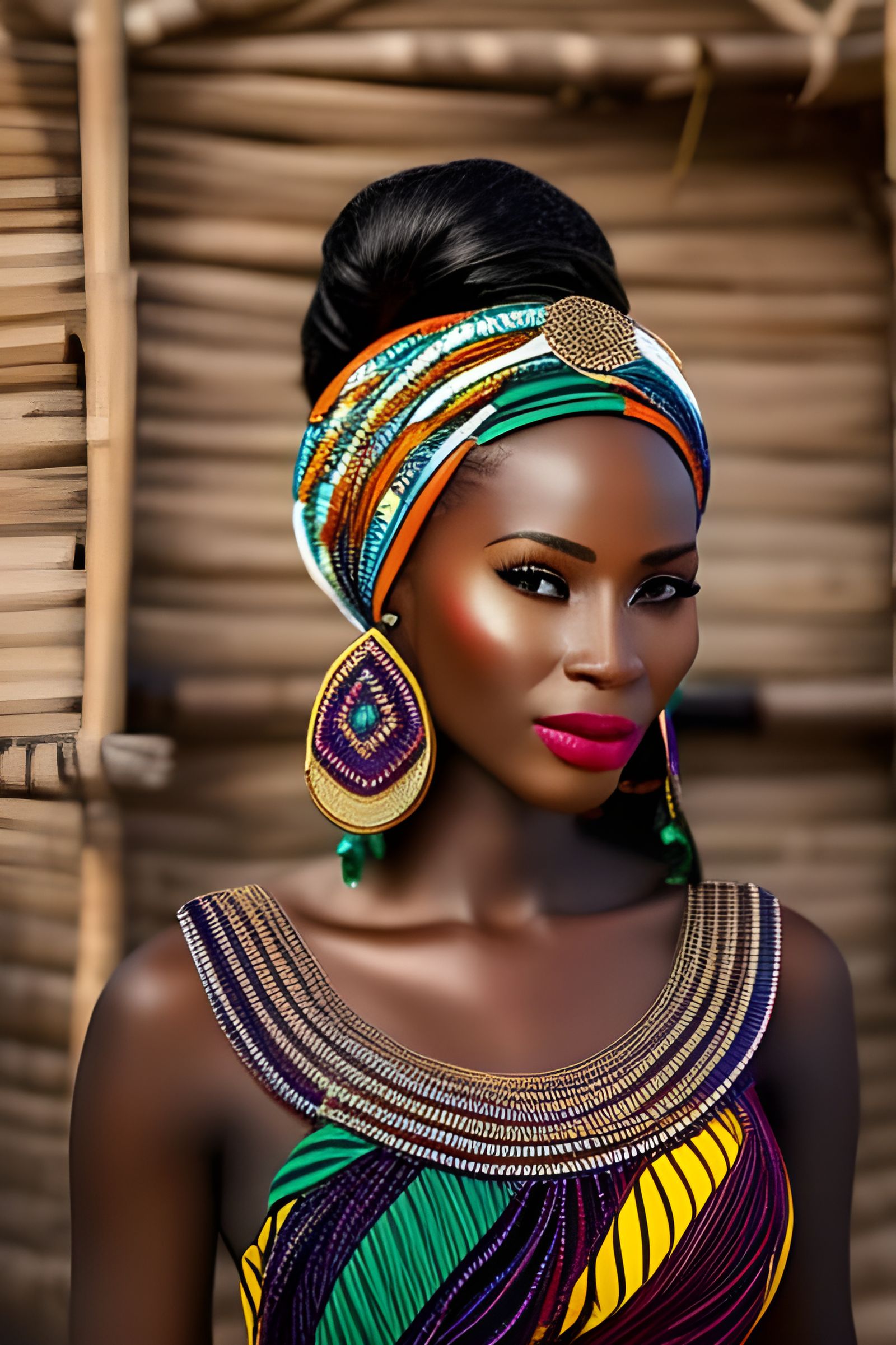 Beautiful African girl
