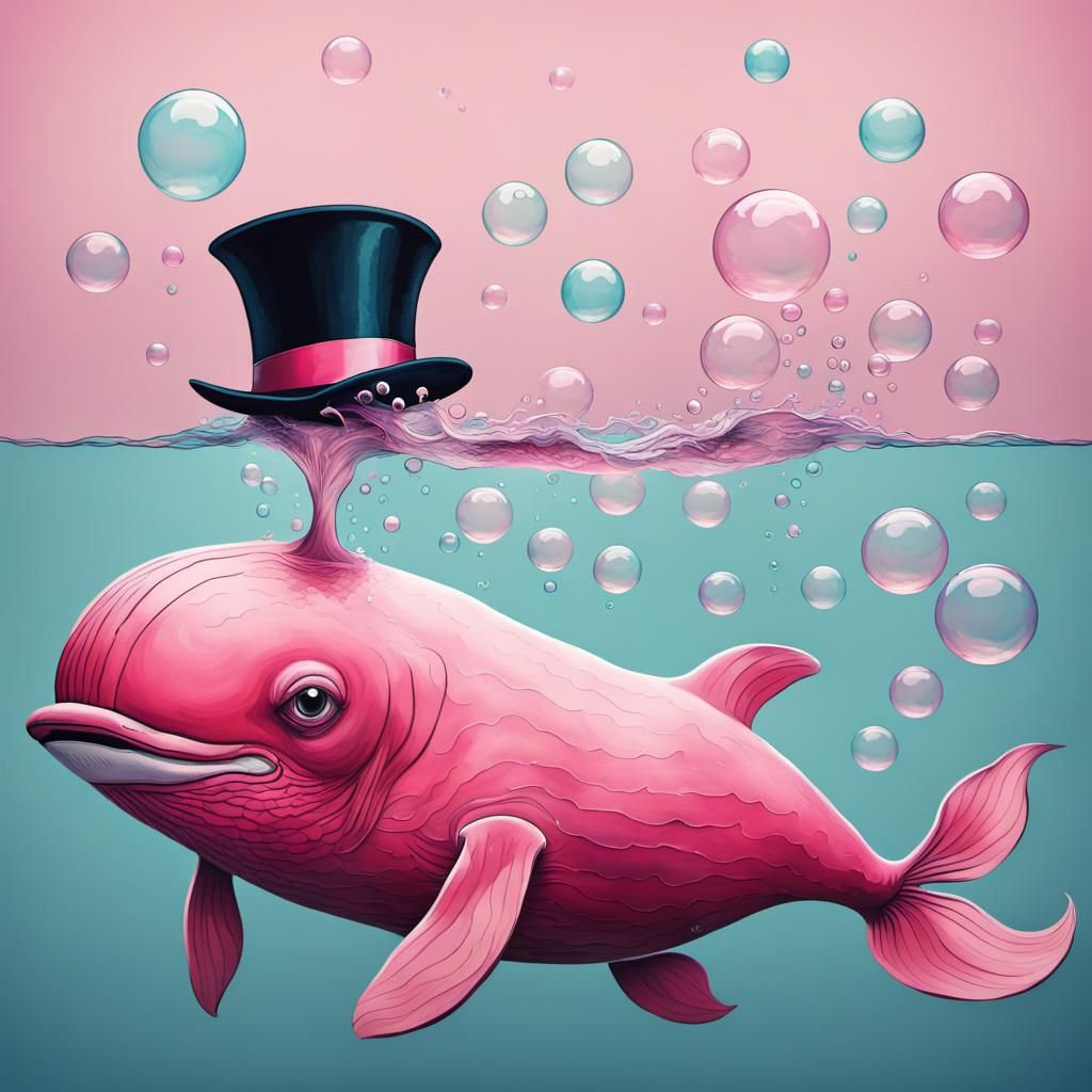Humorous Fish Photographs Bubble-Blowing Whale
