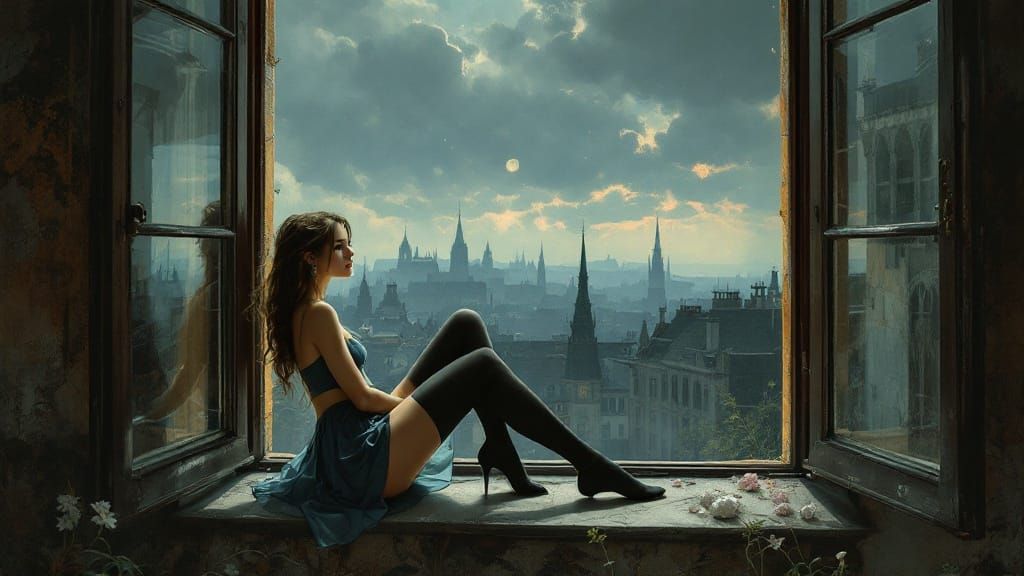 Romantic Whispers in the Evening Light