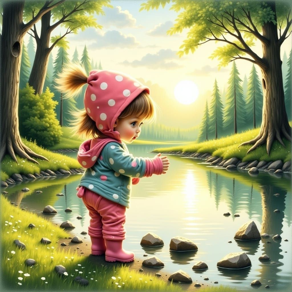 <lora:Flux Hyperreal:1.0> toddler girl wearing pajamas and r...