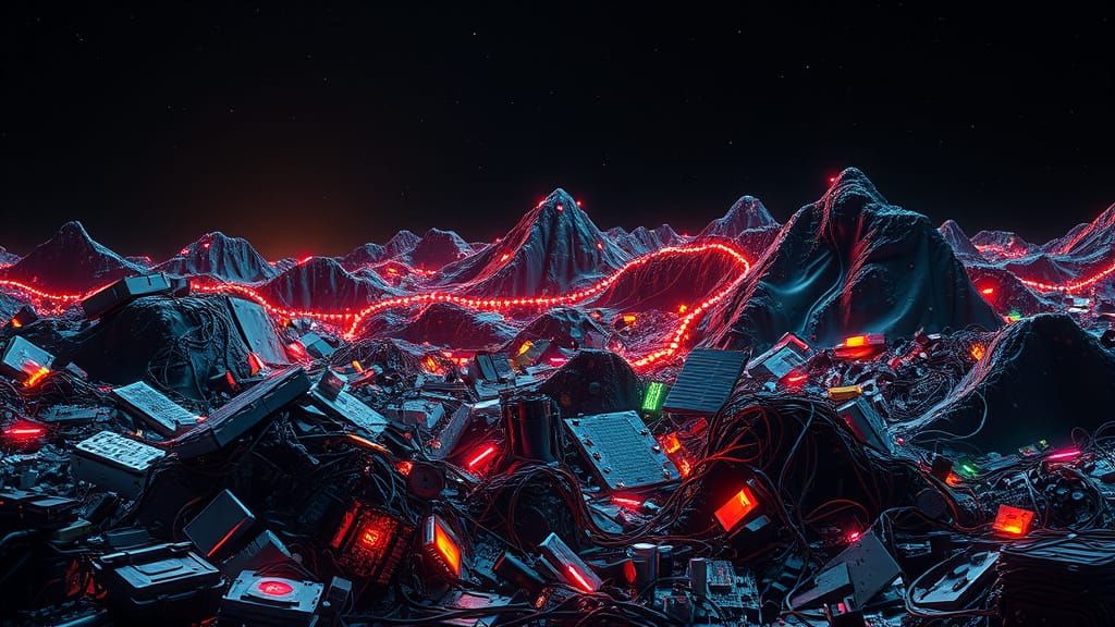 Cyberpunk Planetscapes in Photorealistic Detail