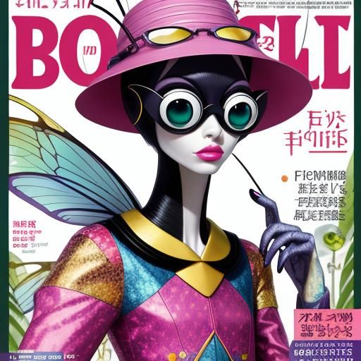 Alien Creature on Fairy Kei Fashion Magazine Cover