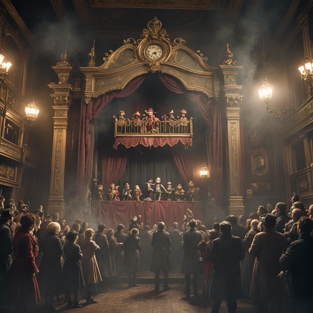 Menacing Victorian Punch and Judy Show