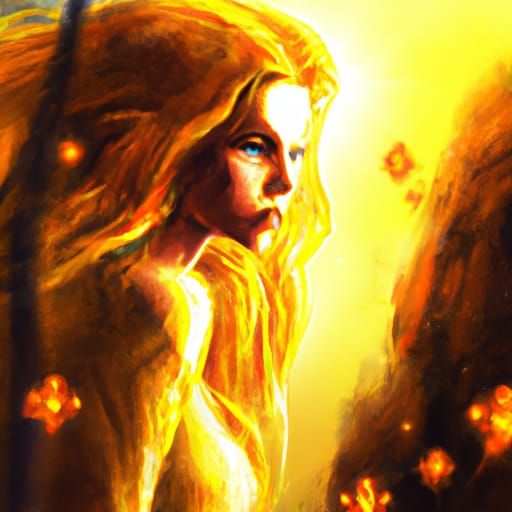 Enchanted Forest Elf in Fairytale Illustration