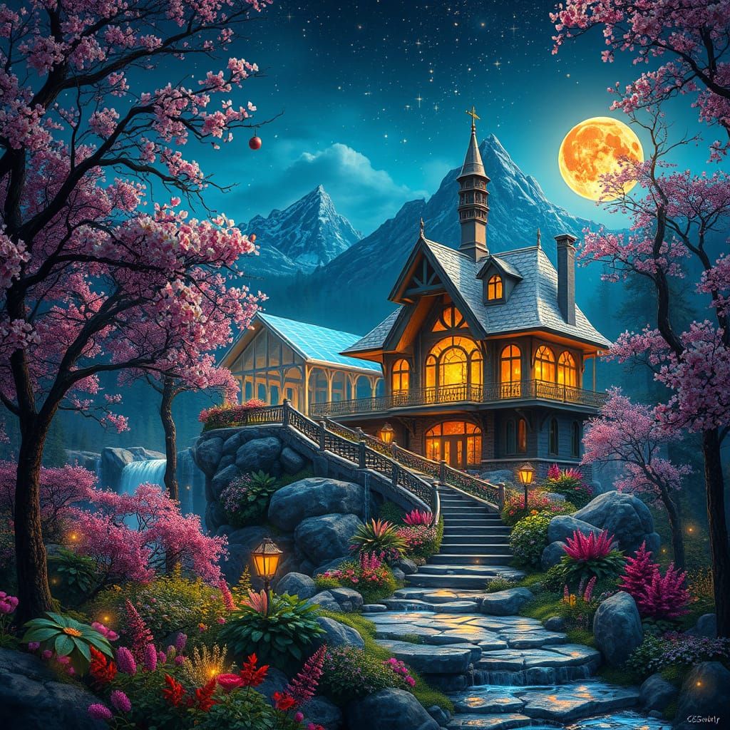 Springtime landscape