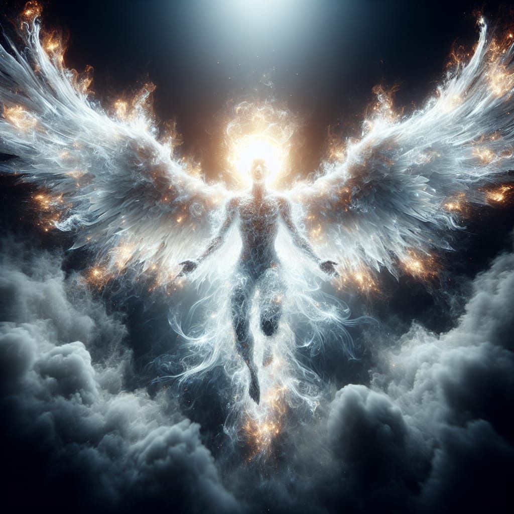 Smoky Angel of Light and Fire