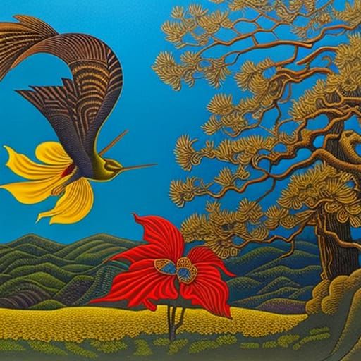 Surreal Dada Expressionist Psychedelic Fractal Masterpiece