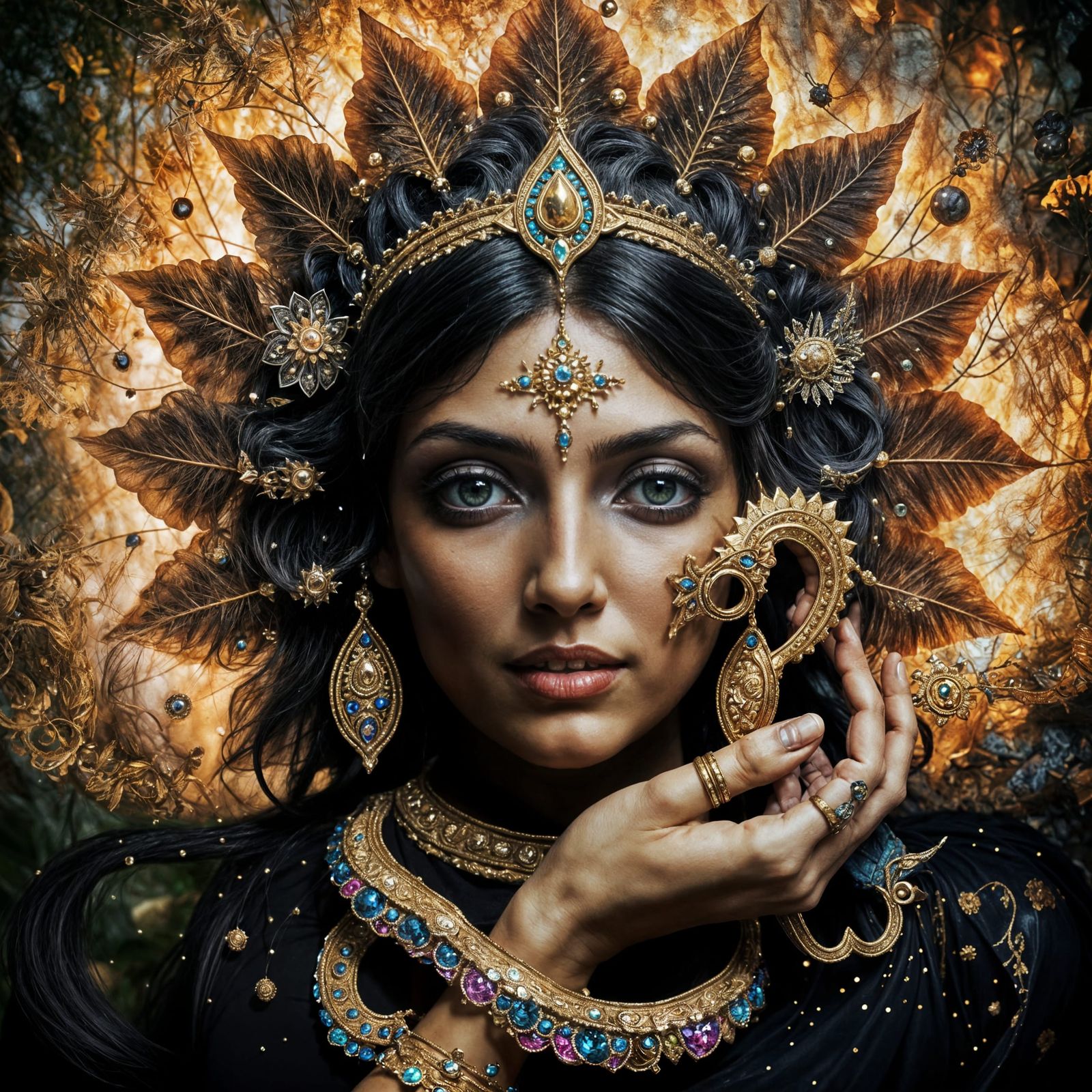 Hindu Goddess Chakrika Embodies Vital Energy