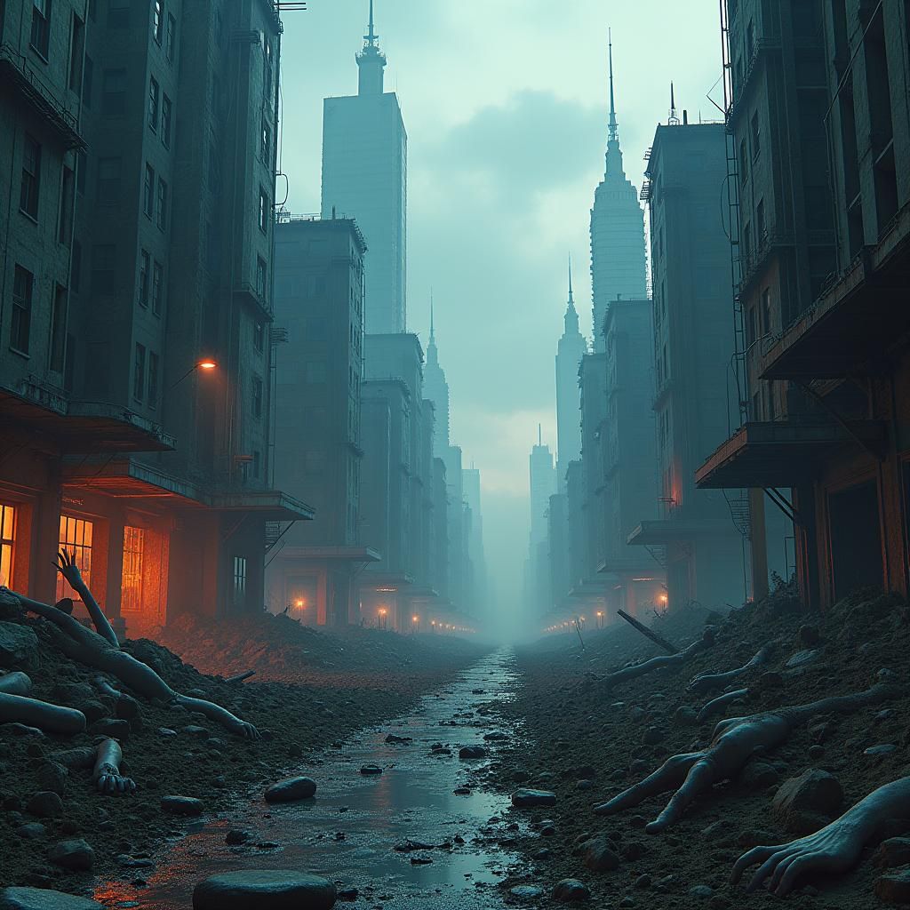 Post-Apocalyptic Wasteland: Zombie Hands Rise