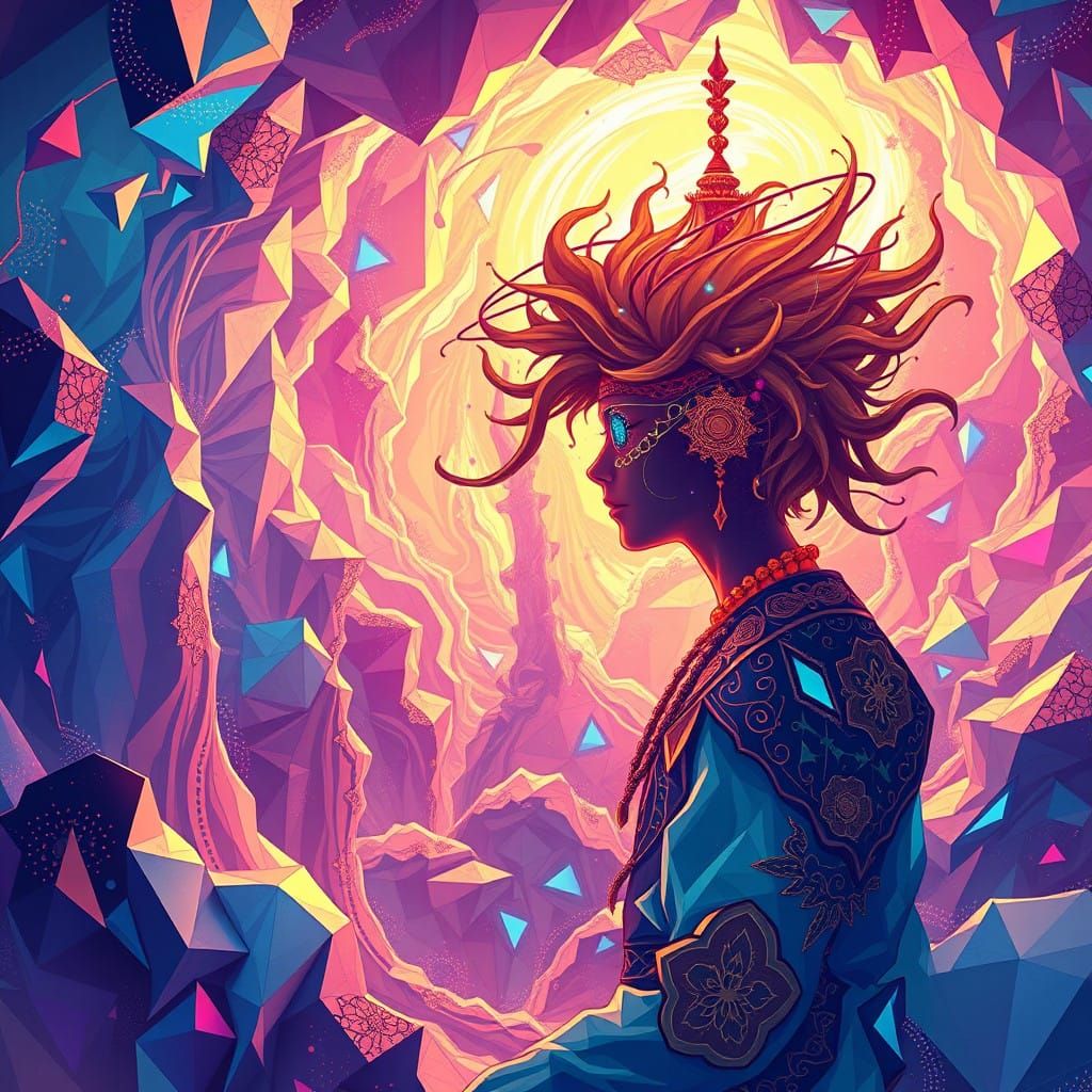 Vaporwave Dreamscape with Psychomath and Fractal Beauty