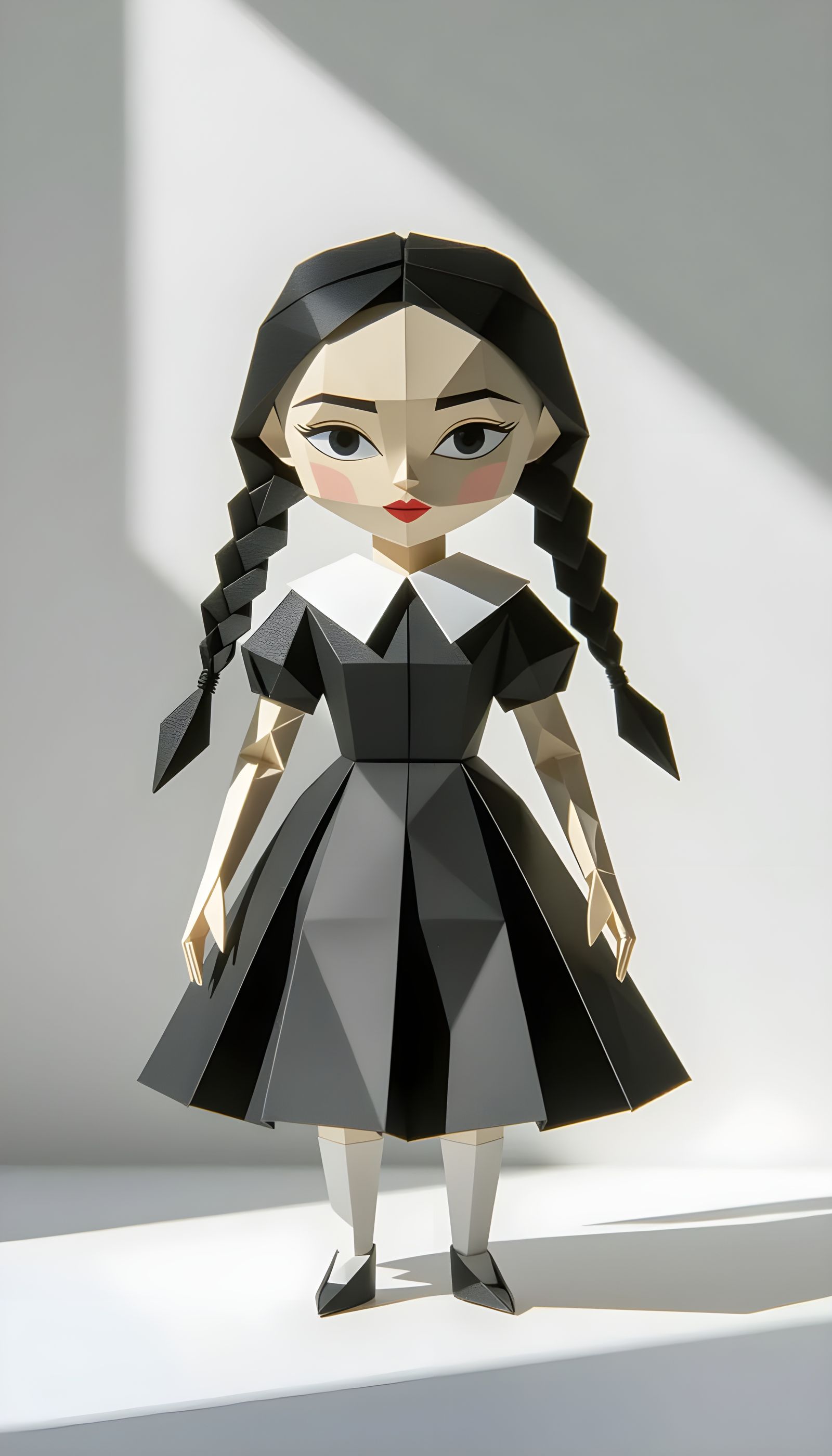 Origami Wednesday Adams Collectible Art