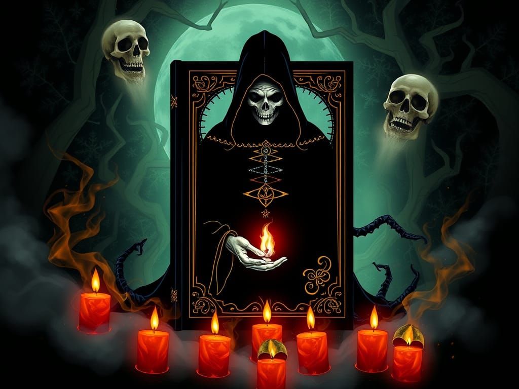 Mystical Qabbalistic Portraits of Small Men in a Dark Magic ...