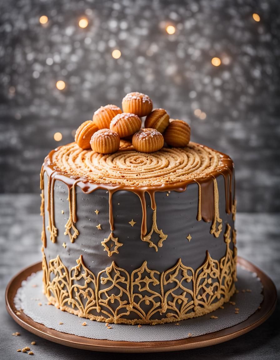 Ramadan Cake Design in Professional Food Photography