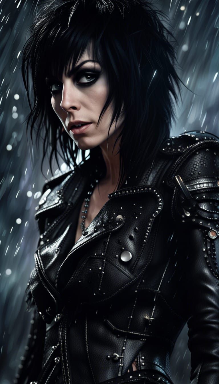 Joan Jett Black Heart: Epic Digital Matte Painting