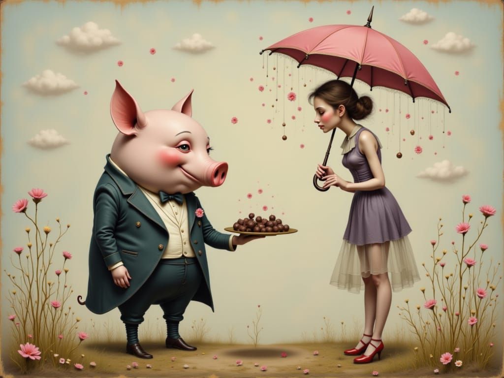 Care for a chocolate truffle M'lady?