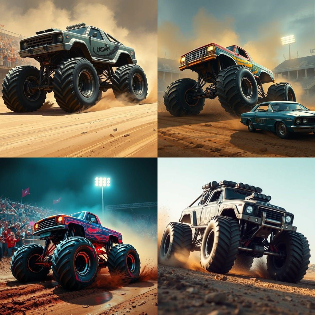 AI Generated Monster Truck