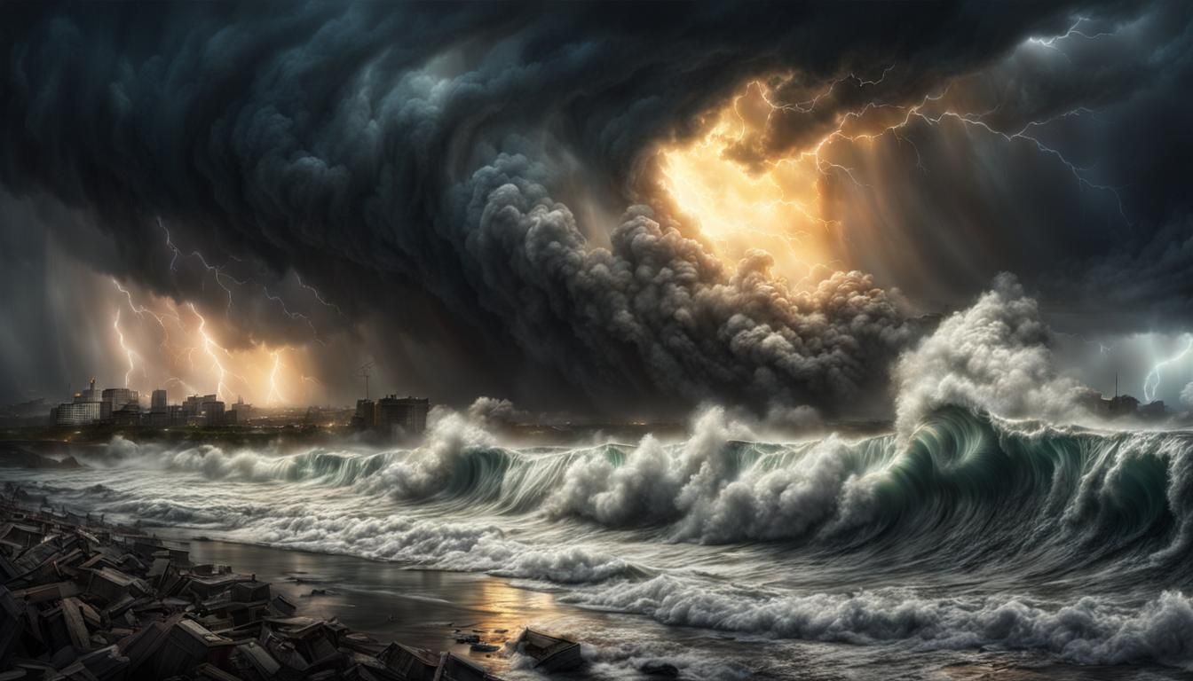 Apocalyptic Storm: A Digital Matte Painting