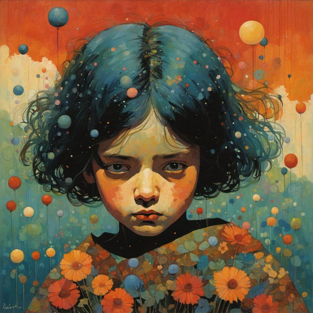 Vibrant Colors Evoke Emotional Turmoil in a Haunting Landsca...