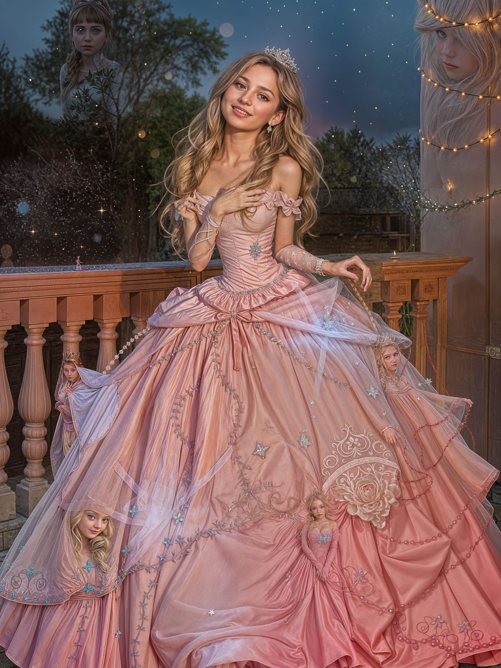 Regal Royal Princess in Elegant Attire