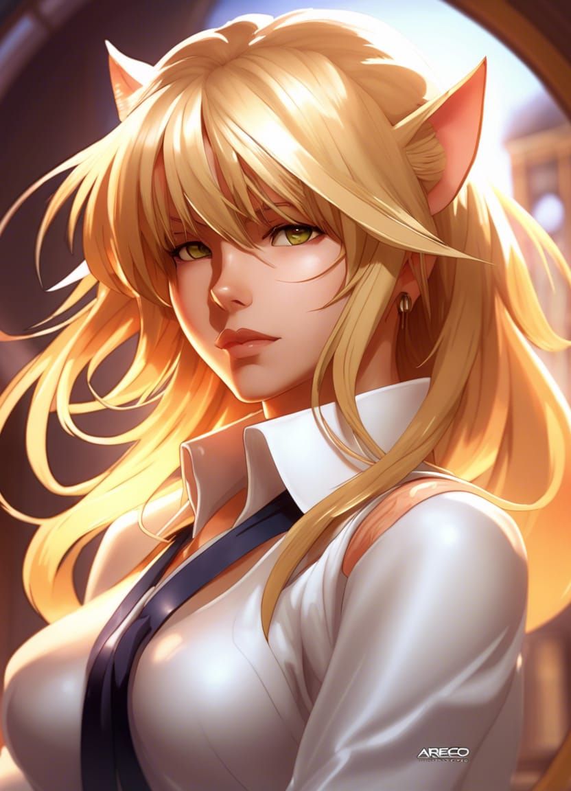 Neko Arcueid Brunestud from the Melty Blood series