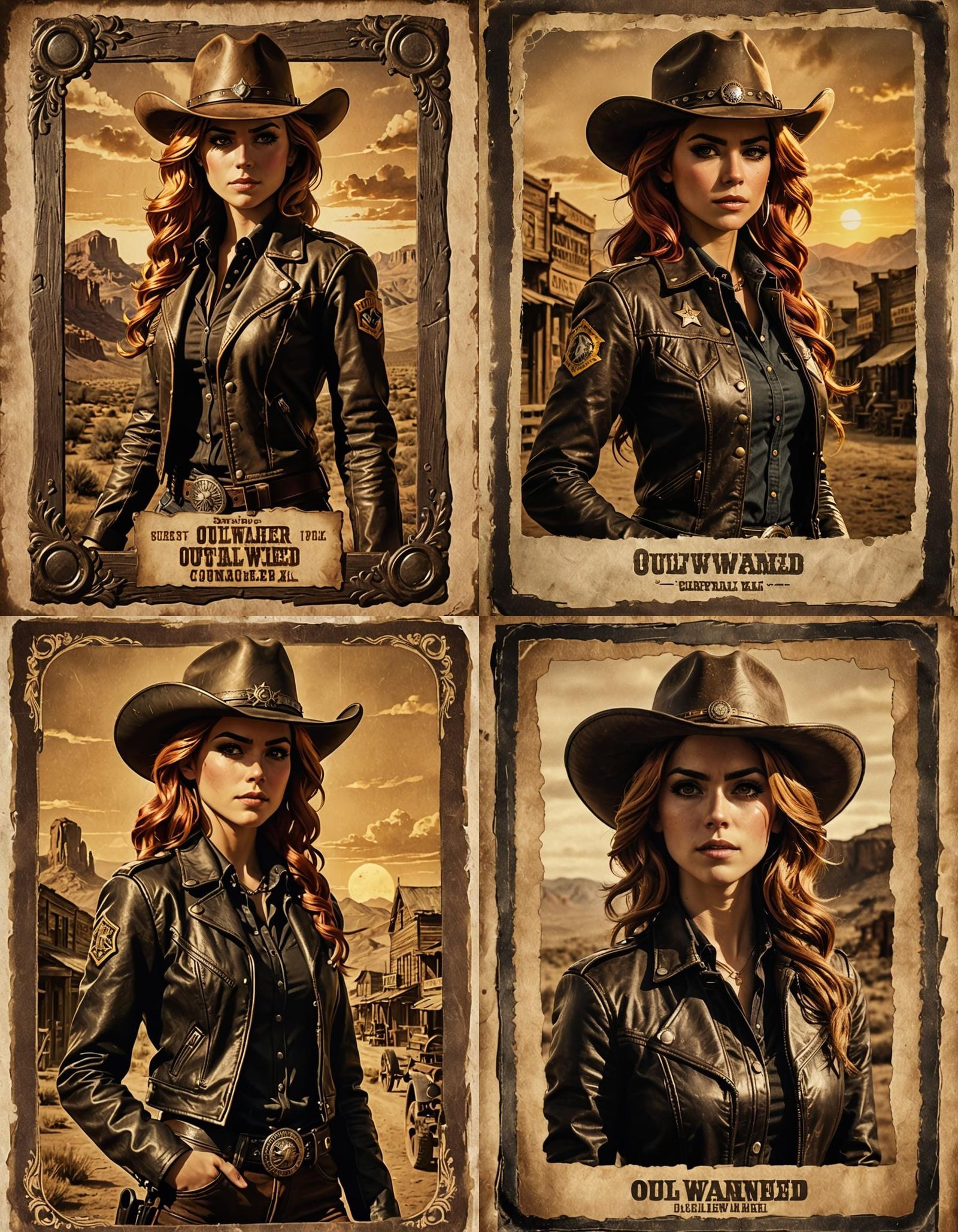 Sunset Shimmer as a Wild West Outlaw