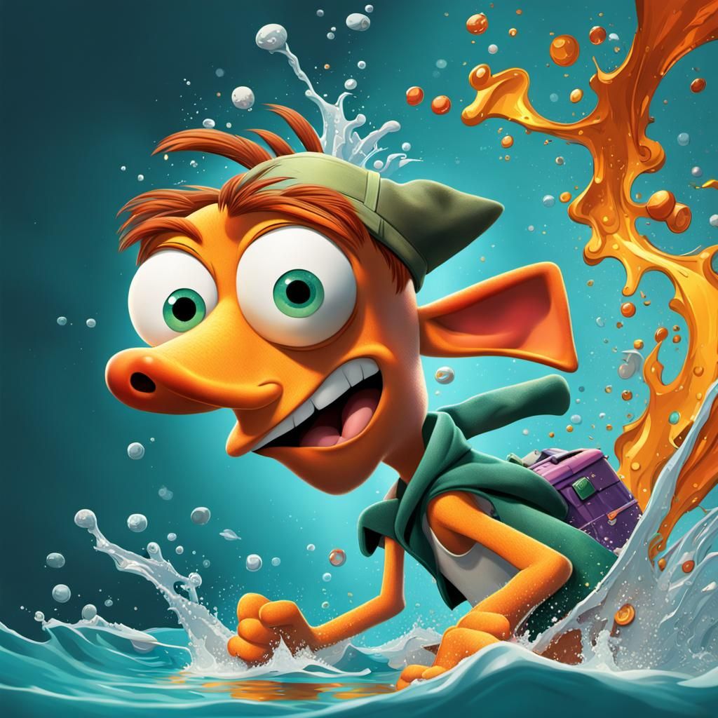 Hyperrealistic Character Portrait in Splash Art Style