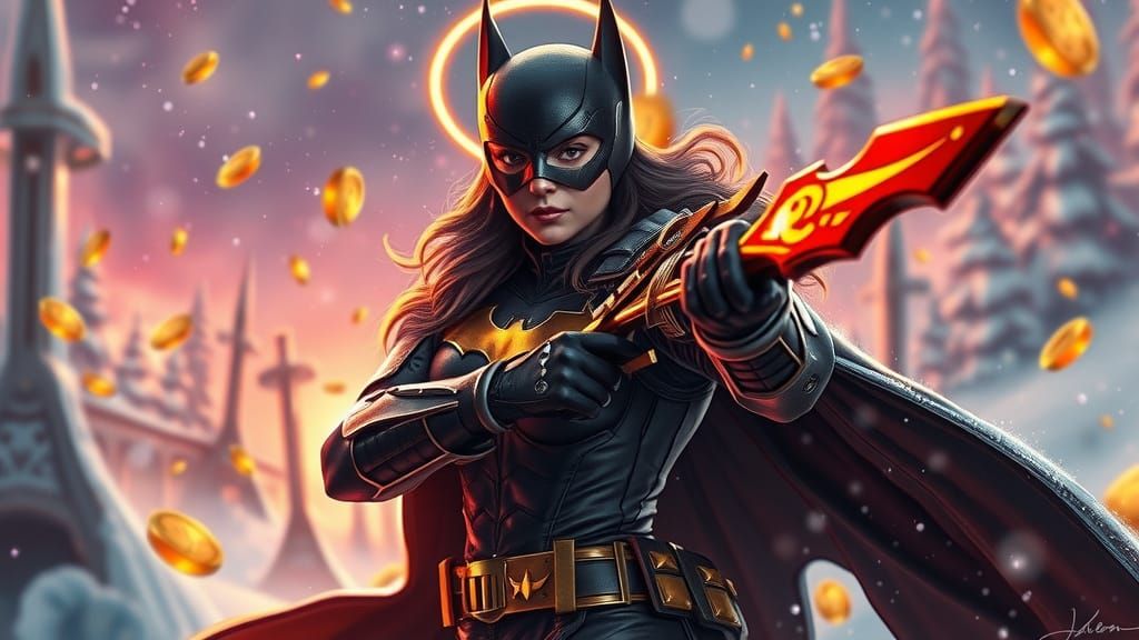 batgirl in Winter Kingdom