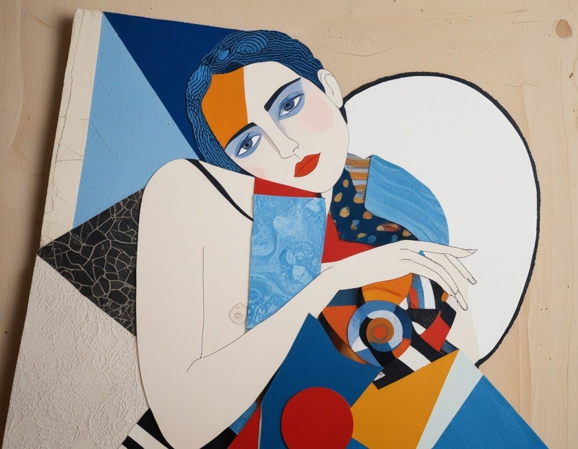 Conceptual art Paolo Roversi. Shadowy.  Elegant. 
 Weathered  blue striped striped  color ocean  paper. Hints of water t...