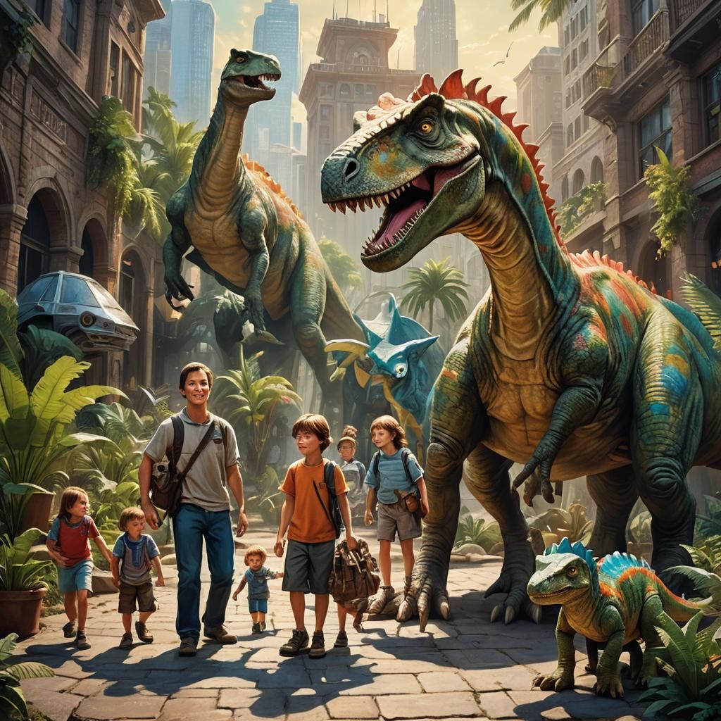 Modern dinotopia