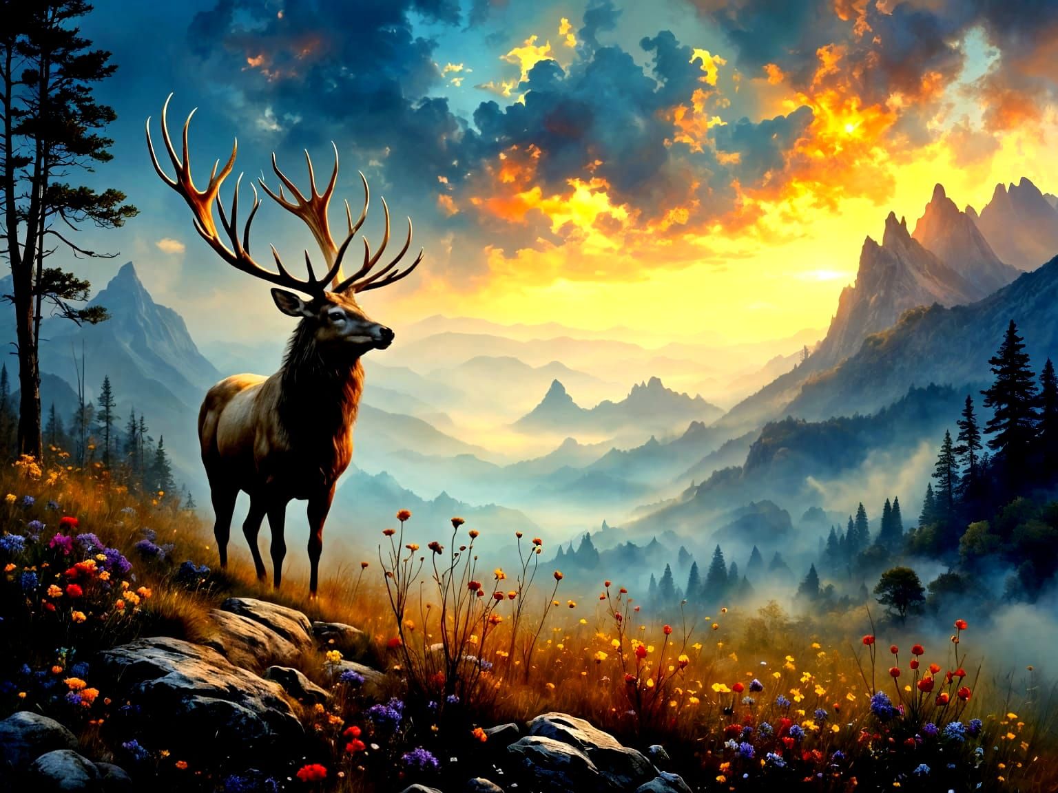 <lora:Essence of Oil:1.0> <lora:ROUGH DIAMOND:1.0> <lora:VictorianFairies1F:1.0> <lora:Neon Cascadence:1.0> A solitary, ...