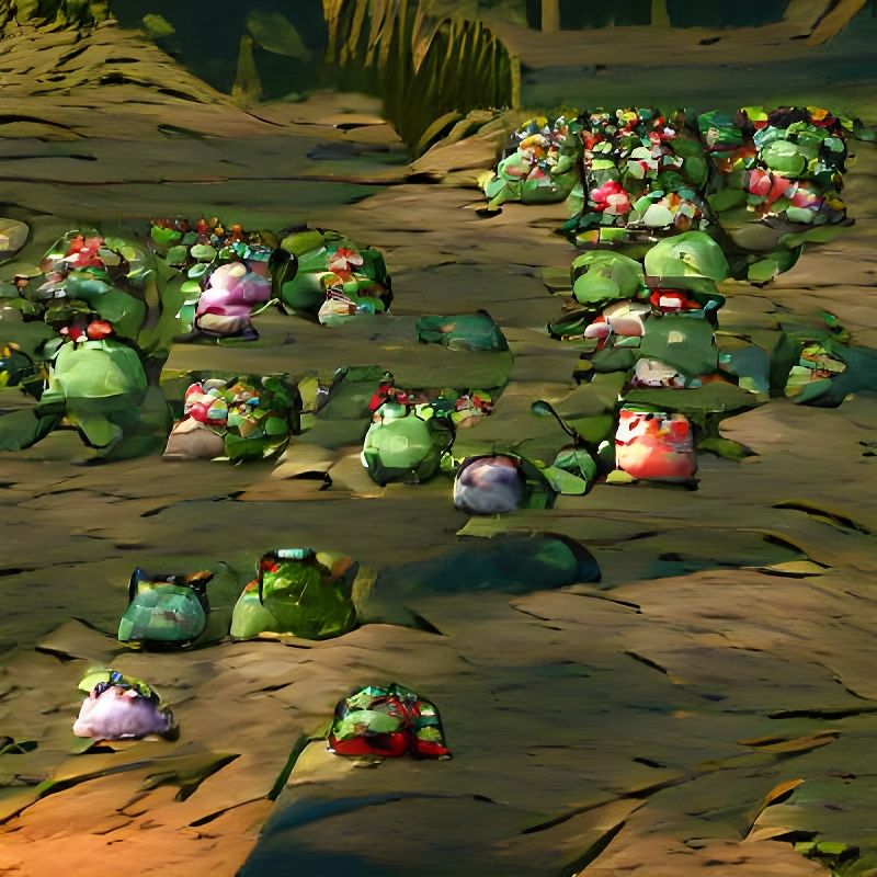 Angry Toads Generated by AI