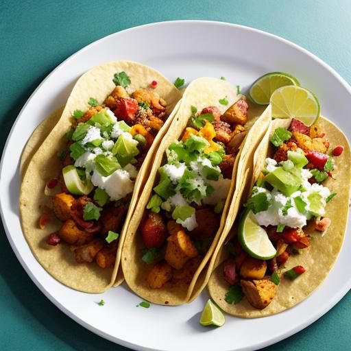 Fauvist Tacos Art Illustration