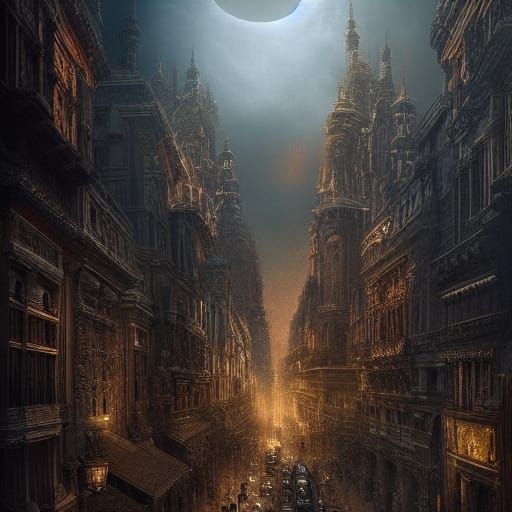 Death Thirteen in Digital Matte Painting Style