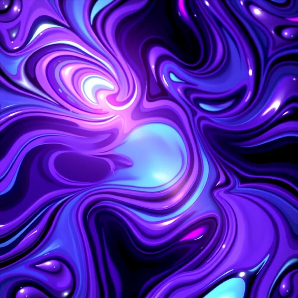 Purple Neon Meltdown