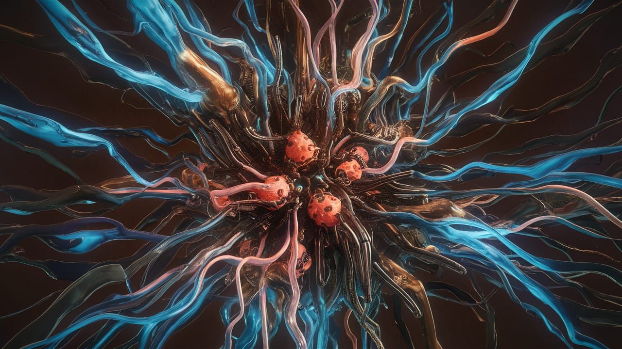 Mecha Corpuscular Darkscape: A Bioluminescent Nanogeo Vision