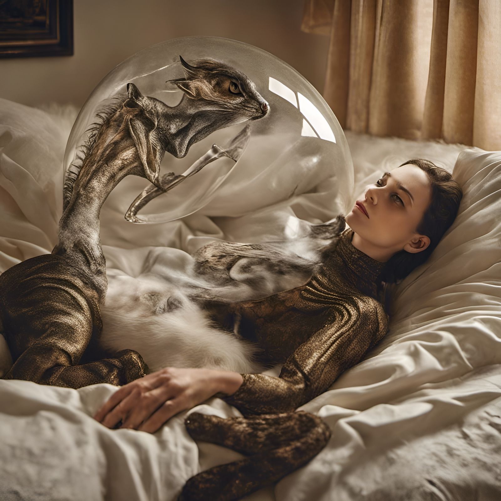 Alien Pets in Dreamy, Detailed Digital Art