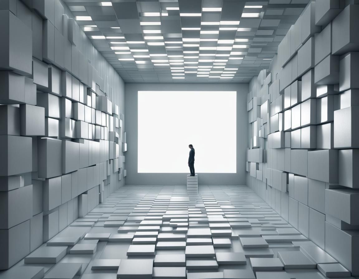 Epic Cube with TV Error Effect