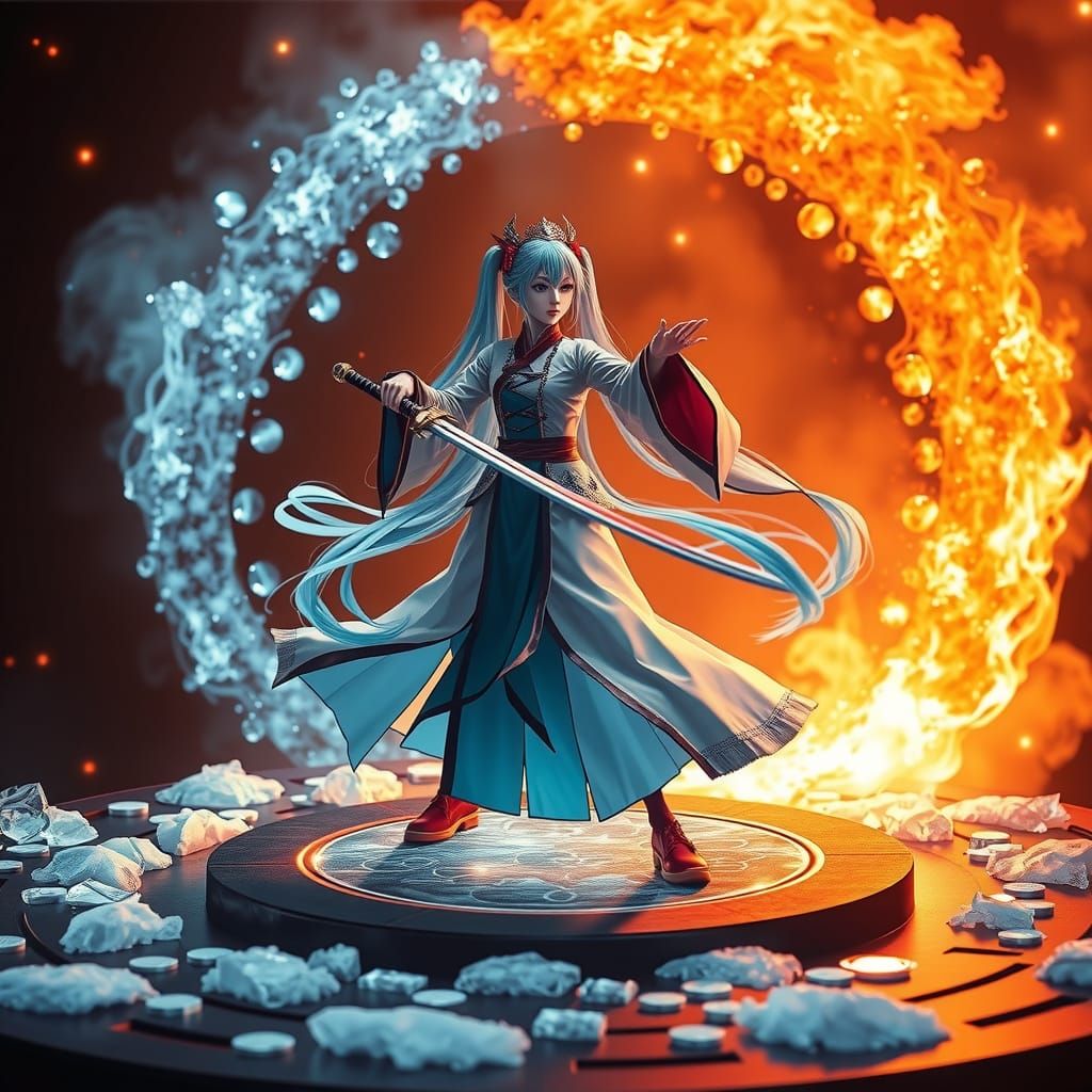 Hatsune Miku as Xianxia Immortal Cultivator