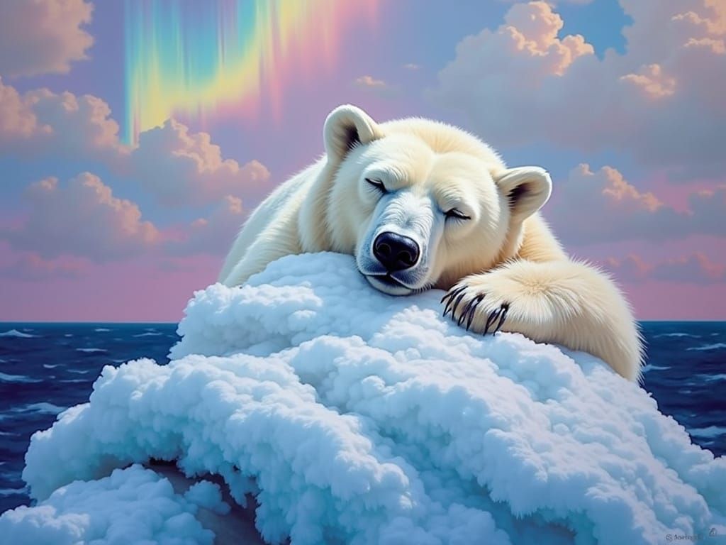 Bedtime for Ponzo the Polar Bear