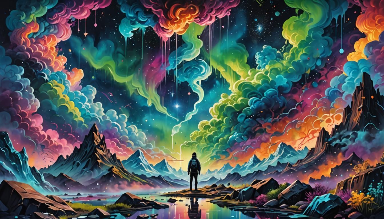 Astral Dream: Out-of-Body Experience as Graffiti Art