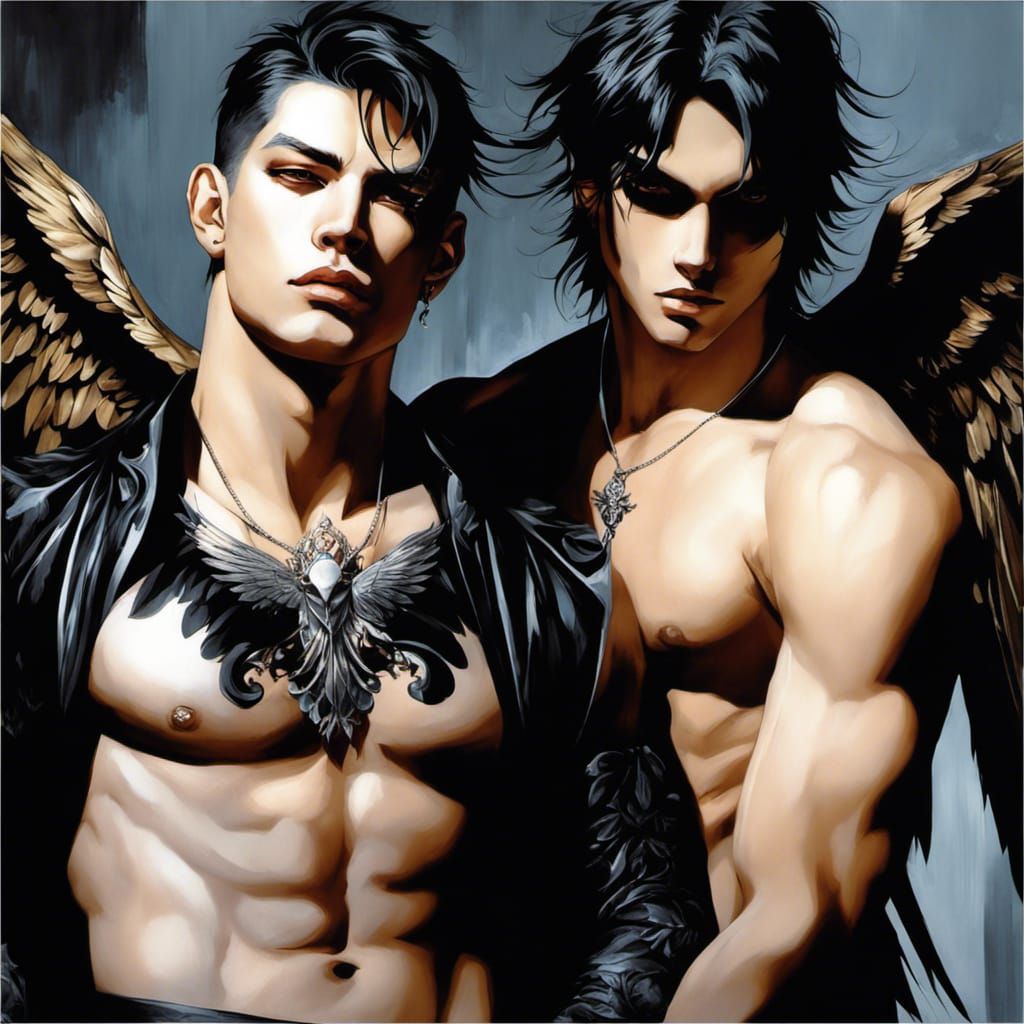 Gothic Angels in Love: Anime Key Visual