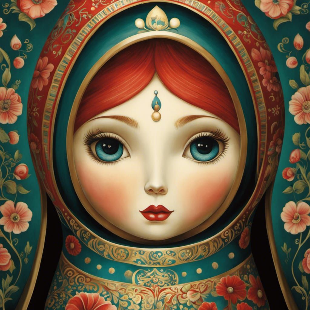 Enchanting Matryoshka Doll Art