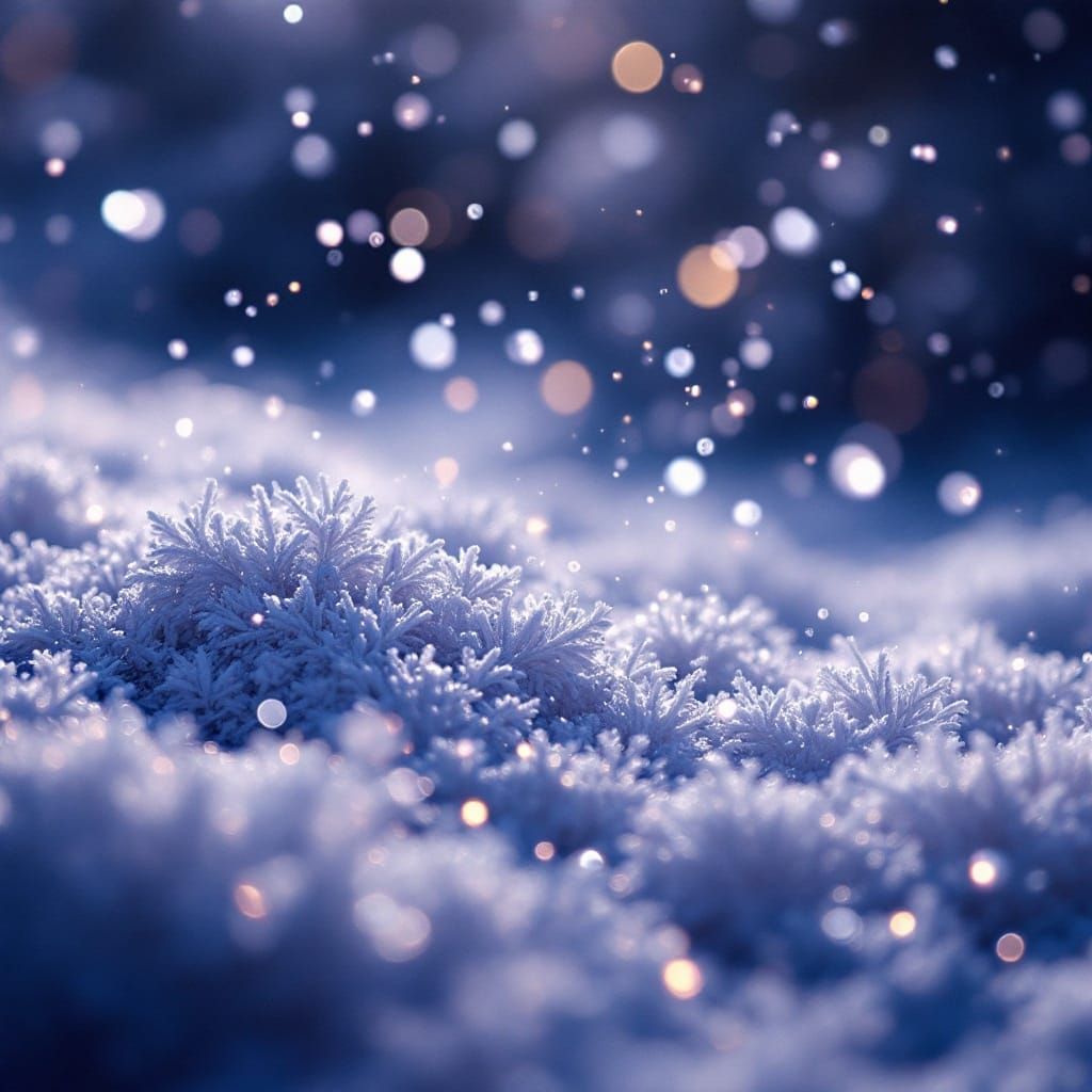 Magical Winter Wonderland in Dreamlike Style