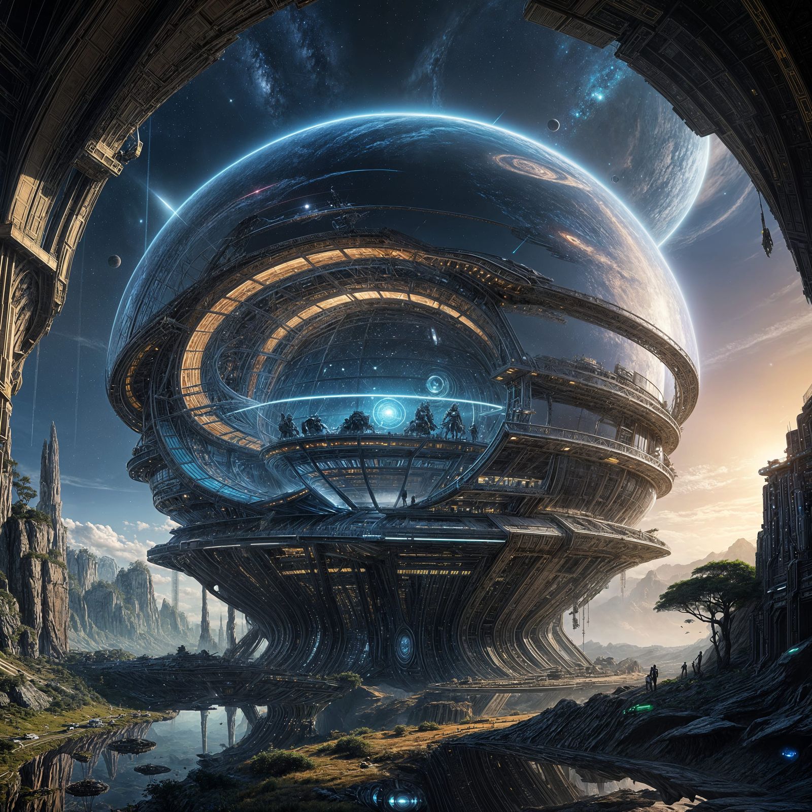 Cosmic Digital Library in Futuristic Arc-hive