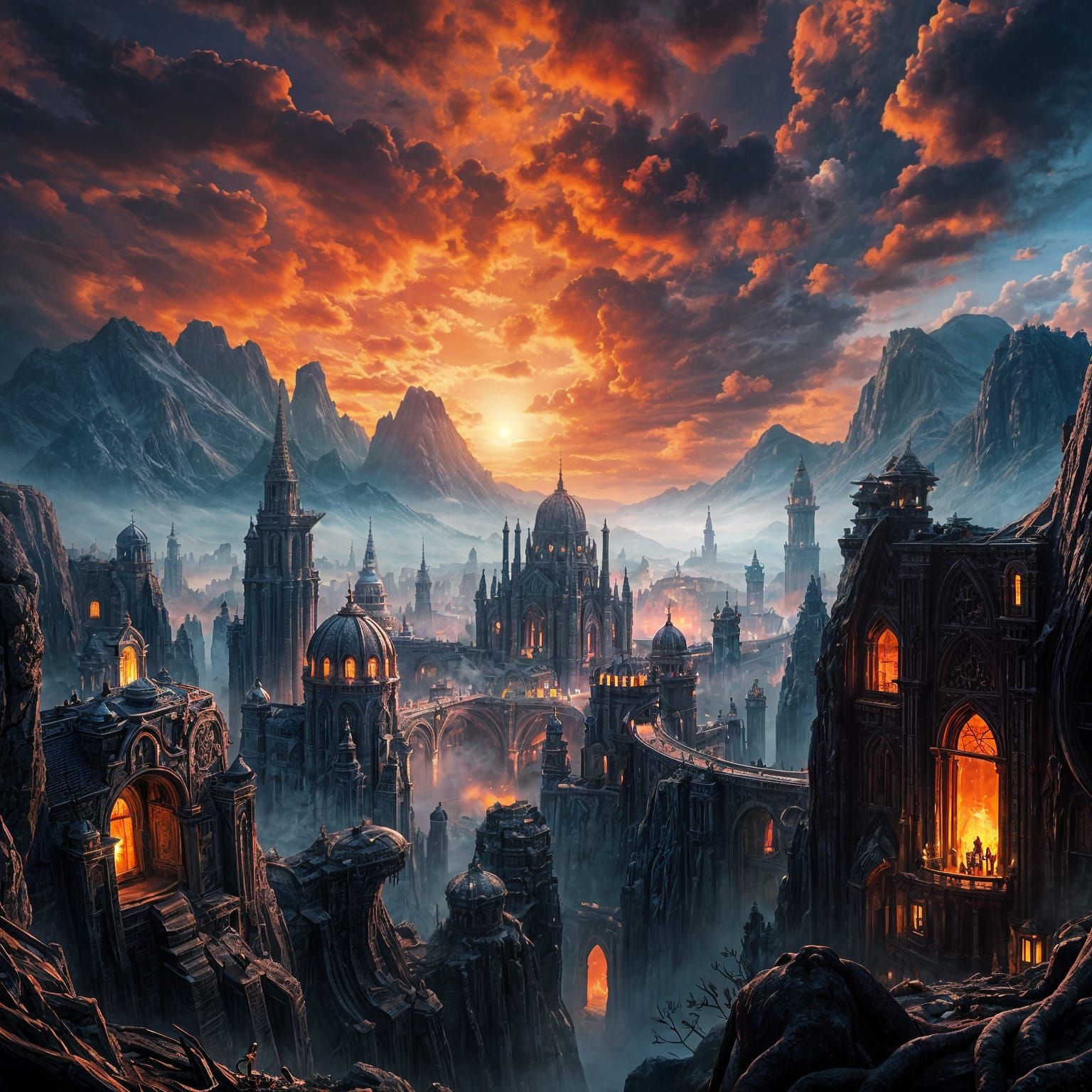 Epic Cinematic Digital Matte Painting